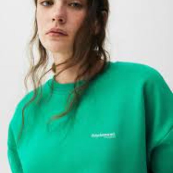 Pull&Bear Round Neck Sweatshirt with Slogan Size M - Picture 3 of 5